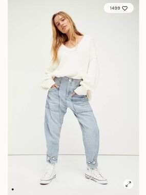 We The Free Sashiko Relaxed Jeans